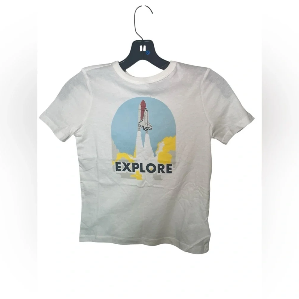 The Gap New Boys Graphic Explorer Tee 100% Cotton Size Small